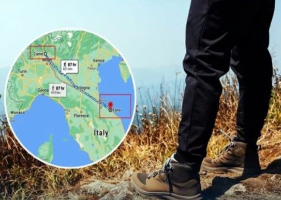 The Remarkable Journey of an Italian Man Who Walked 450 Kilometers Amid Pandemic Restrictions to Find Solace