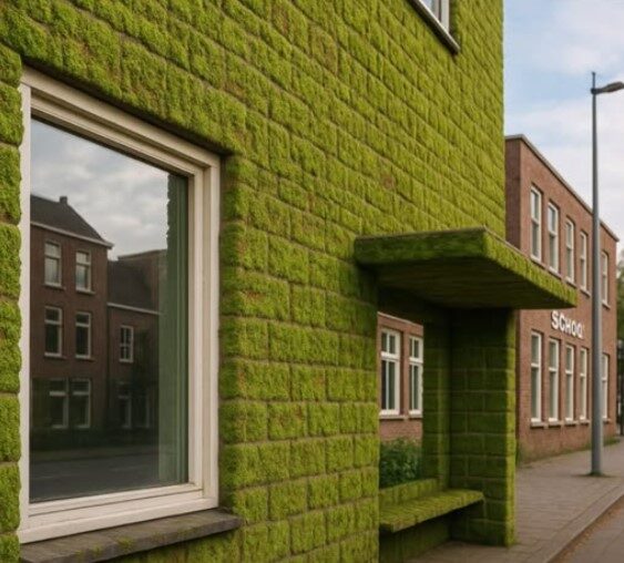 Revolutionizing Urban Spaces: How Moss-Infused Bricks Are Transforming Cities Into Natural Air Purifiers and Climate Coolers