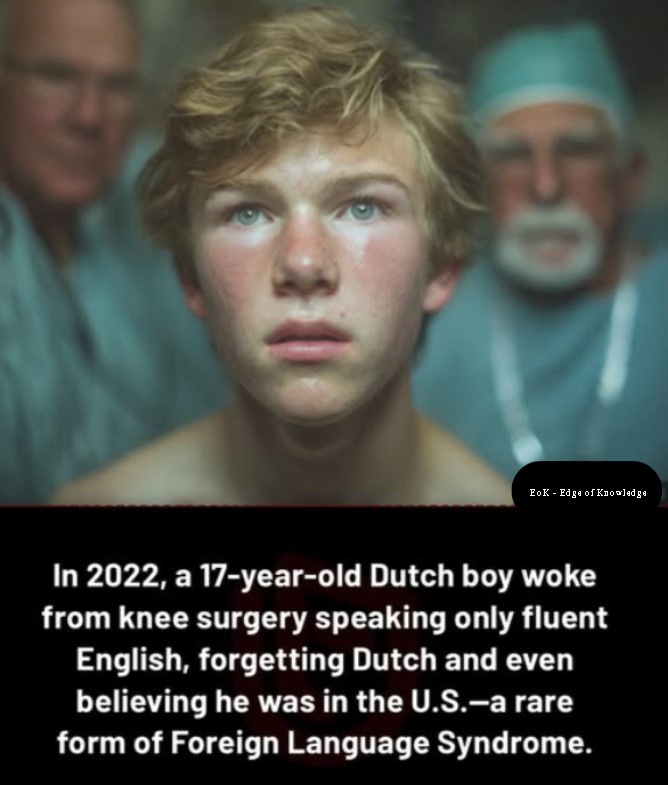 The Curious Case of a Dutch Teen Who Awoke Speaking Only English: A Glimpse into Foreign Language Syndrome