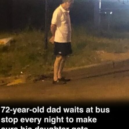The Heartwarming Story of a Father Who Waits at the Bus Stop Every Night for His Daughter